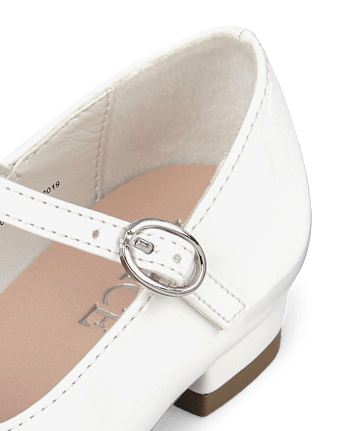 Chaussures à talons bas avec nœud pour petites filles