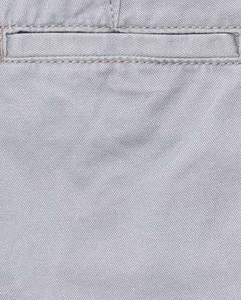Pantalones chinos ajustados de uniforme para niños