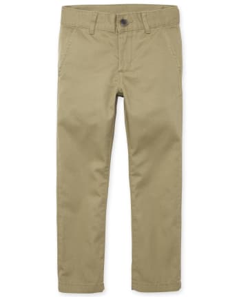 Boys Woven Skinny Chino Pants | The