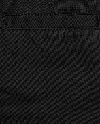 Pantalones chinos ajustados de uniforme para bebés y niños pequeños