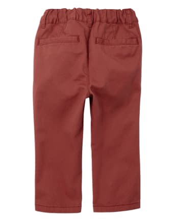 Baby And Toddler Boys Uniform Straight Chino Pants