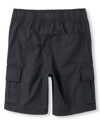 Boys Uniform Pull On Cargo Shorts