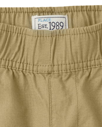 Boys Ripstop Pull On Cargo Shorts