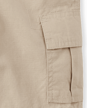 Boys Ripstop Pull On Cargo Shorts