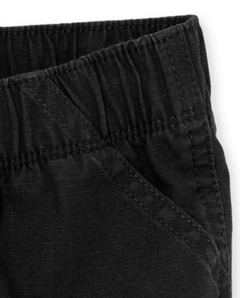Shorts cargo sin cierres para niños pequeños