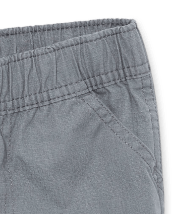 Shorts cargo sin cierres para niños pequeños