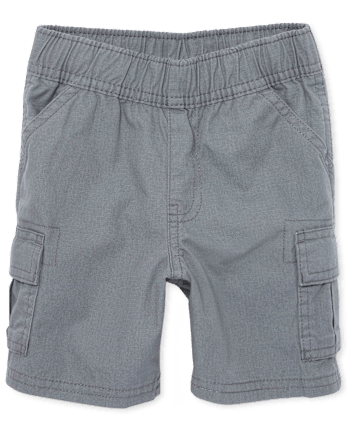Shorts cargo sin cierres para niños pequeños