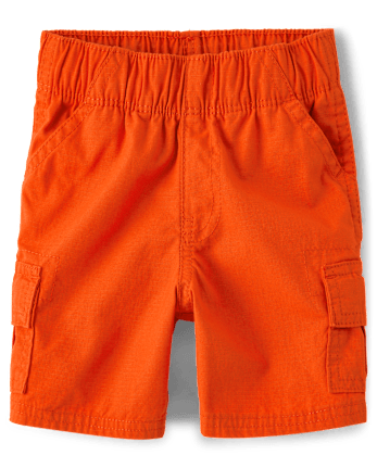 Shorts cargo sin cierres para niños pequeños