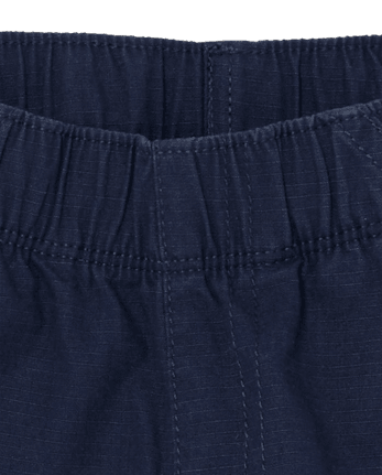 Toddler Boys Ripstop Pull On Cargo Shorts