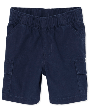 Shorts cargo sin cierres para niños pequeños
