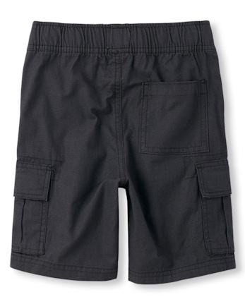 Boys Ripstop Pull On Cargo Shorts - Husky.