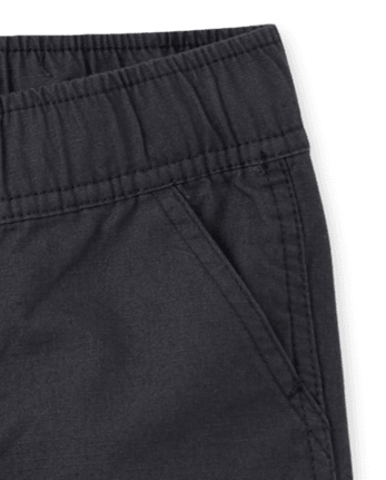 Boys Ripstop Pull On Cargo Shorts - Husky.