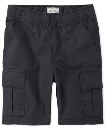 Boys Ripstop Pull On Cargo Shorts - Husky.