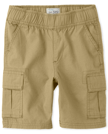 Boys Ripstop Pull On Cargo Shorts - Husky.