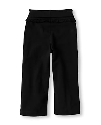 Toddler Girls Foldover Waist Pants