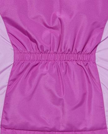 Toddler Girls Colorblock Hooded 3 In 1 Jacket