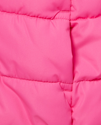 Toddler Girls Hooded Lightweight Puffer Jacket