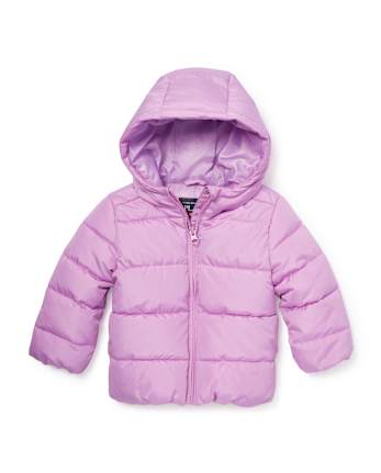 Toddler Girls Hooded Lightweight Puffer Jacket