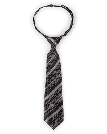 Corbata a rayas de uniforme para niños pequeños