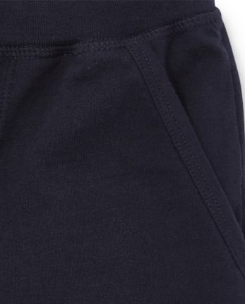 Pantalones cortos de punto de uniforme para niños pequeños