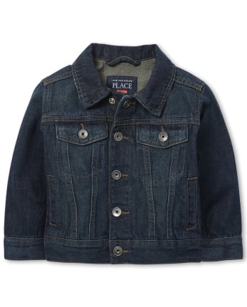 Toddler Boys Denim Jacket | The Children's Place - DK STONEDM