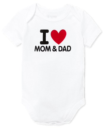 Body graphique bébé maman et papa unisexe