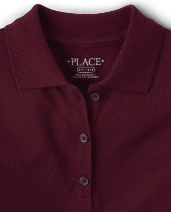 Girls Uniform Pique Polo Dress