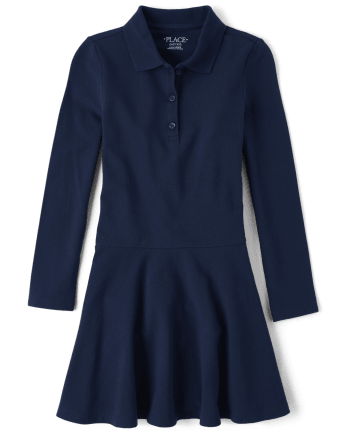 Girls uniform polo dress Outlet