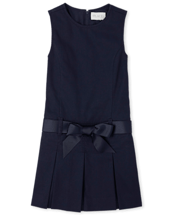 Girls Uniform Belted Jumper