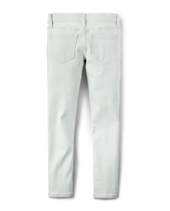 Girls Patch Denim Jeans