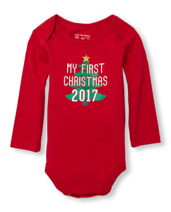 Body imprimé 'My First de Noël 2017' Bébé