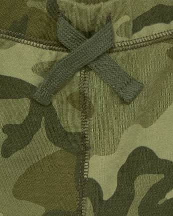 Toddler Boys French Terry Shorts - OLIVE