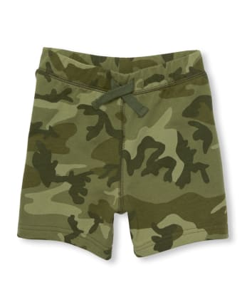 Toddler Boys French Terry Shorts - OLIVE