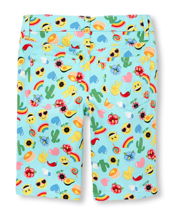 Short écumeur Emoji pour fille