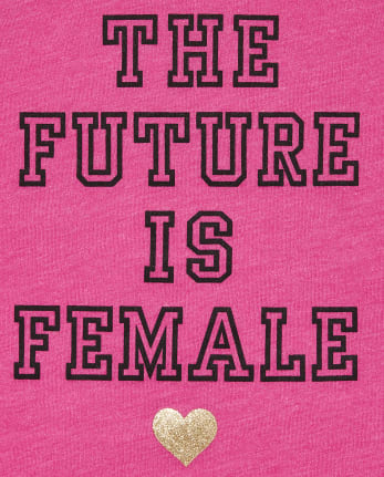 Camiseta con gráfico a juego para niñas pequeñas, mamá y yo, niña, el futuro es femenino