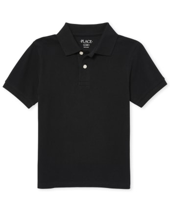 Polo de piqué uniforme para niños