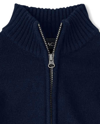 Boys Zip Up Sweater