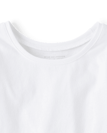 Camiseta básica a capas para bebés y niñas pequeñas