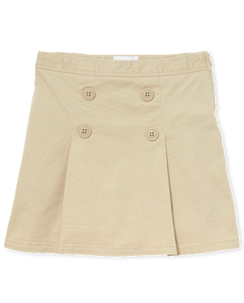 \Falda pantalón con botones de uniforme para niñas\ - SANDY