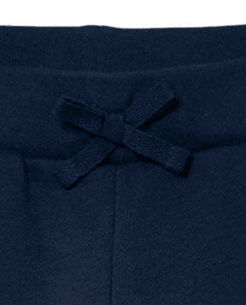 Pantalones deportivos de rizo francés uniforme para niñas