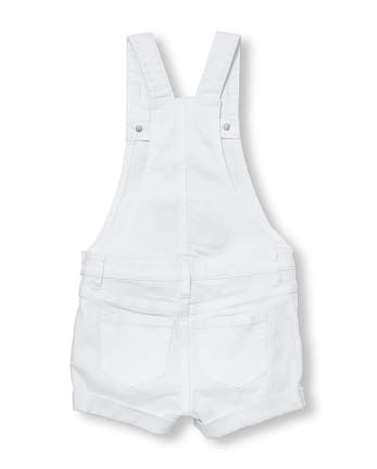 Girls Roll Cuff Shortalls