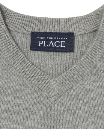Essentials Boys Uniform V-Neck Sweater Vest 