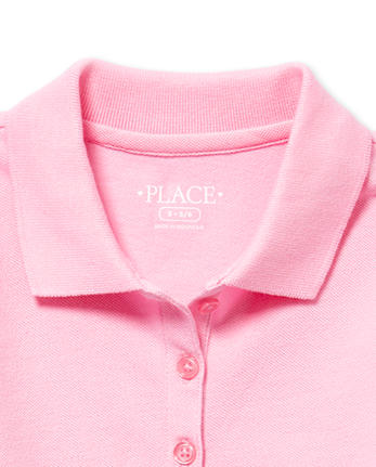 Girls Uniform Pique Polo
