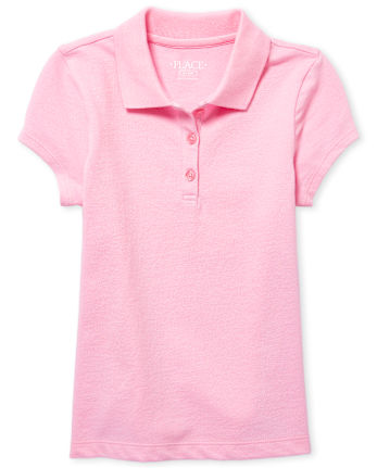 Girls Uniform Pique Polo