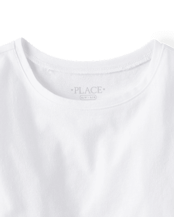 Camiseta básica con capas de uniforme para niñas