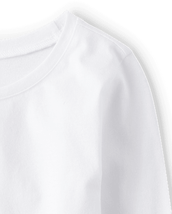 Camiseta básica con capas de uniforme para niñas