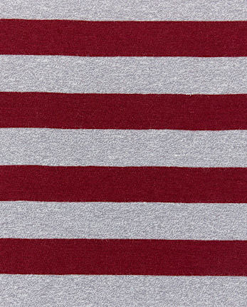 Boys Long Raglan Sleeve Striped Top - REDWOOD