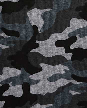 Boys Camo Thermal Top