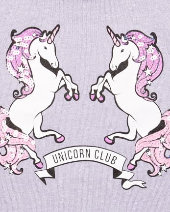 Niñitas Top tipo suéter ligero con estampado adornado