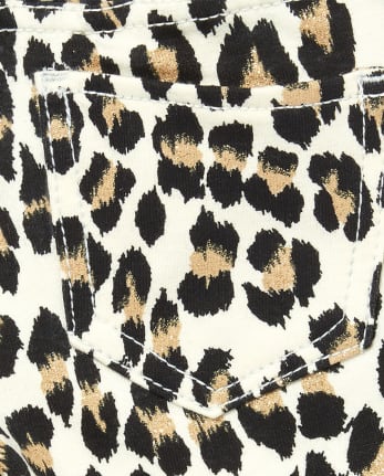 Jegging à enfiler en tricot pailleté imprimé pour bébés et petites filles - PEARLY WHITES